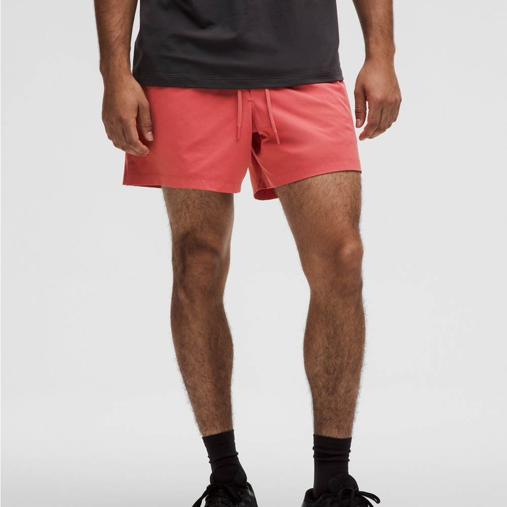 Lululemon Men's Zeroed In Short 5" Linerless Sour Cherry Pull On Waist